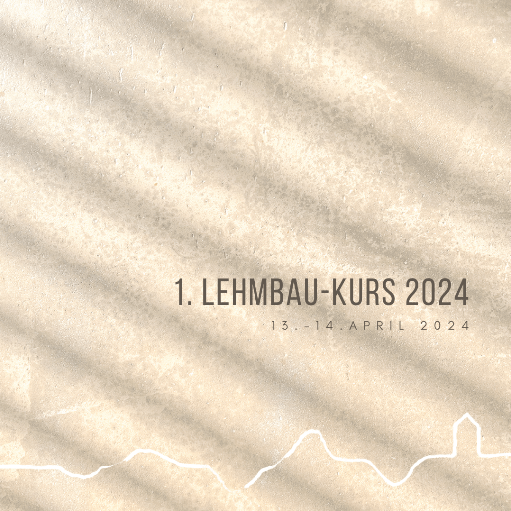 ABGESAGT! 1. Lehmbau-Kurs&nbsp;2024